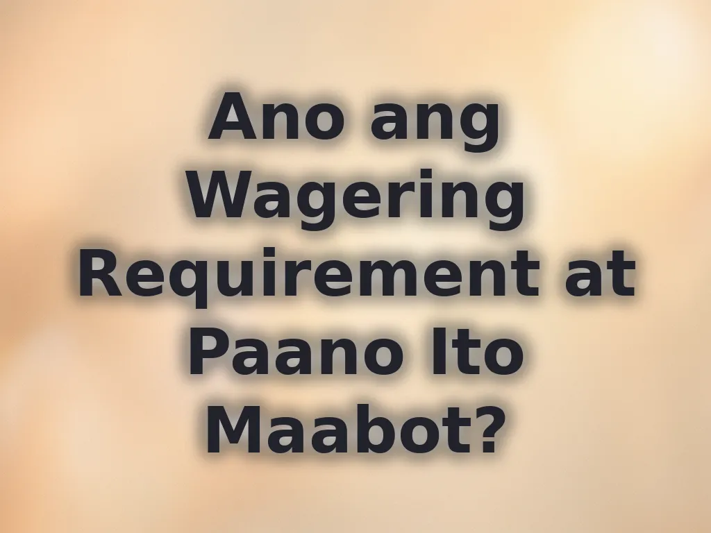 Wagering Guide